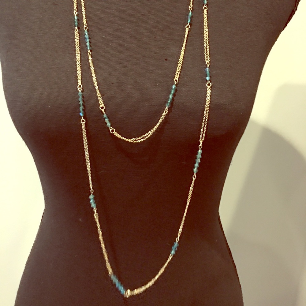 Gold and Turquoise Chain